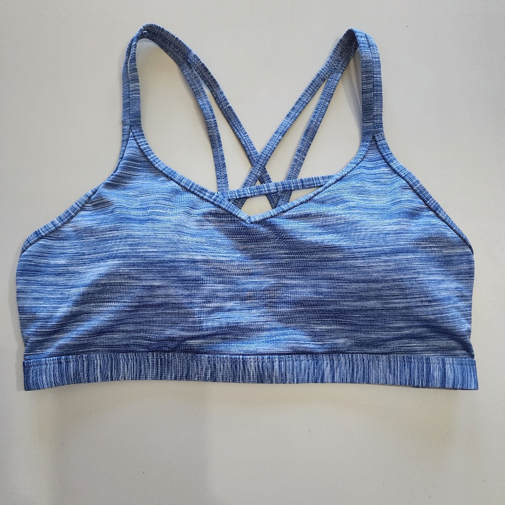 ZYIA Calm Blue Luxe Strappy Bra Set Large